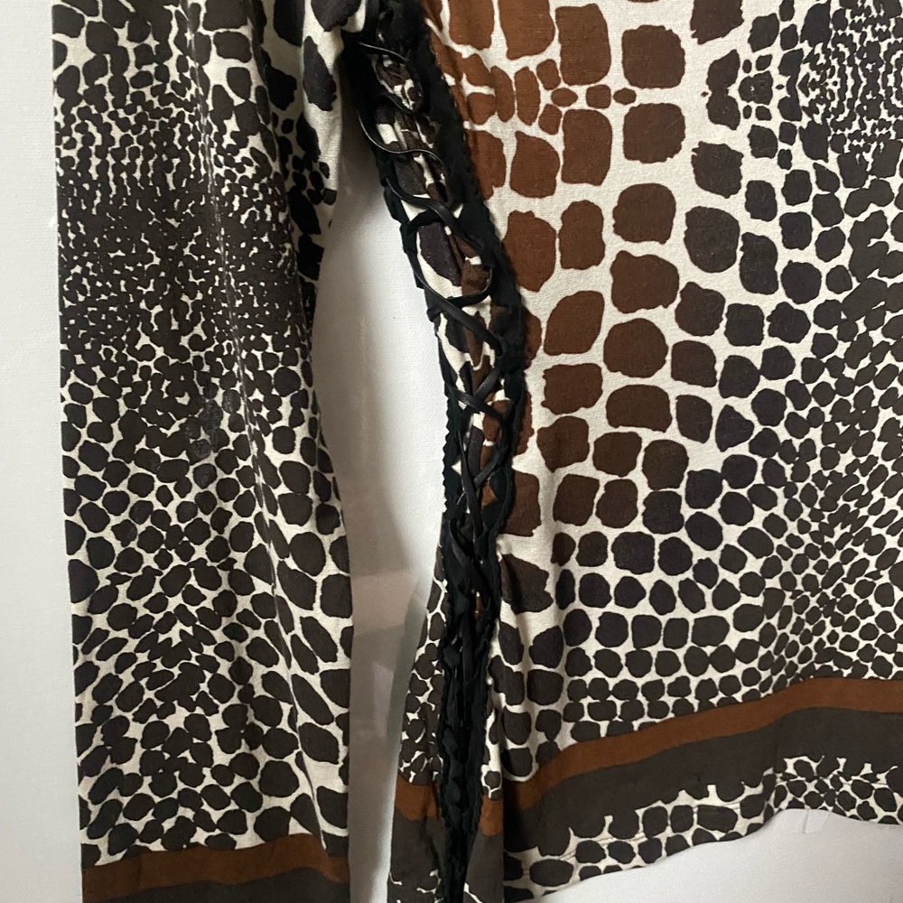 Roberto Cavalli Animal Print Python Stretch Top W… - image 7